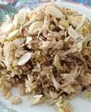 Arroz frito sorpresivo fusión