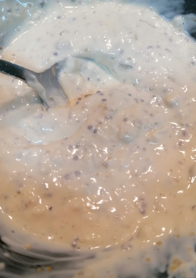 Una foto de 286. Salsa tártara al ajo en salmuera