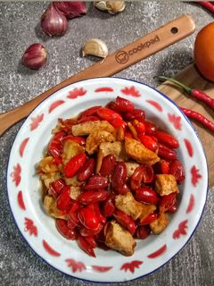Foto resep Oseng kulit melinjo