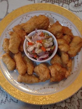 Cara Sederhana Menyiapkan Resep  Dory Goreng Tepung Sambal Matah yang Enak Banget, Enak Banget