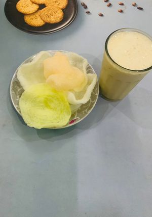 Banana Smoothie 🍌🥛🍫 ainihin hoton girkin