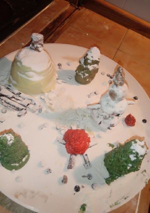 Una foto de Día de nieve