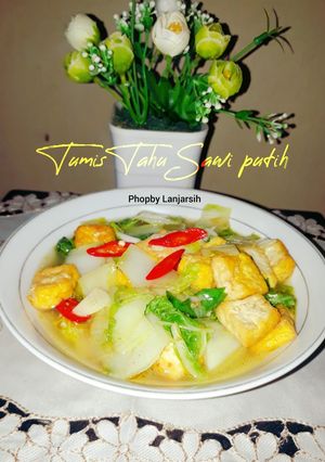 Foto resep Tumis Tahu Sawi Putih