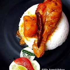 A picture of Murgir Jhol- Bengali Style Chicken Curry.