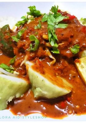 Foto resep Lontong Tahu Blora (Lontong Kecap)