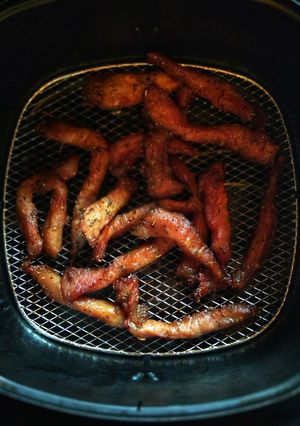 รูปของ เมนู หมูแดดเดียวสมุนไพรนานาชาติ #เมนูอาหารคลีนแบบง่ายๆ