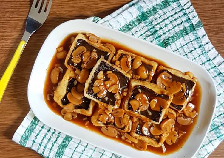 Cara mengolah Tahu Nori Saus Teriyaki, Enak Banget