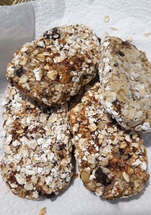 Una foto de Barritas de cereal caseras sin huevo