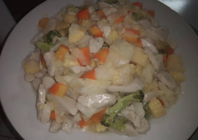 Resep sayur mix otak otak