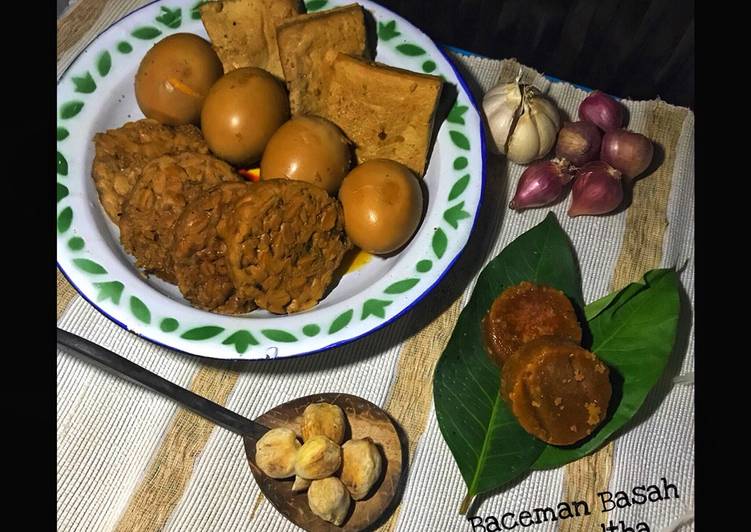 Baceman Basah (khas jogja)