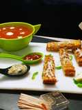 Cheese Stuffed Garlic Bread Sticks On Grill Pan (In Diff. Way)