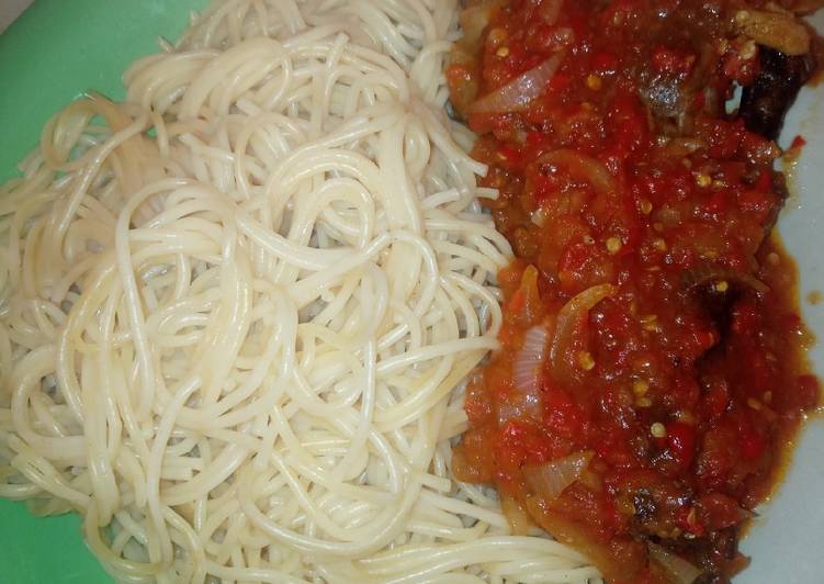 Recipe of Speedy Spaghetti en Sauce
