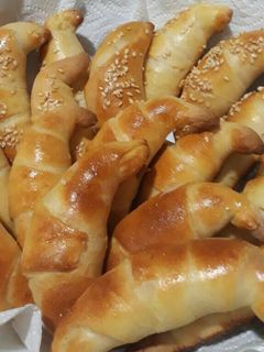 A picture of Mini croissant homemade.