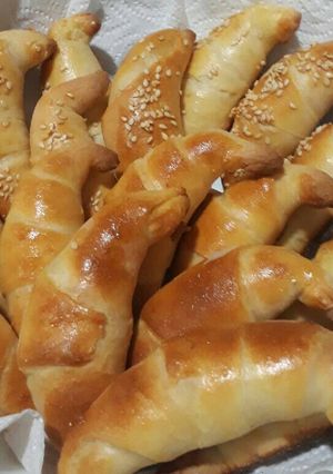 A picture of Mini croissant homemade.