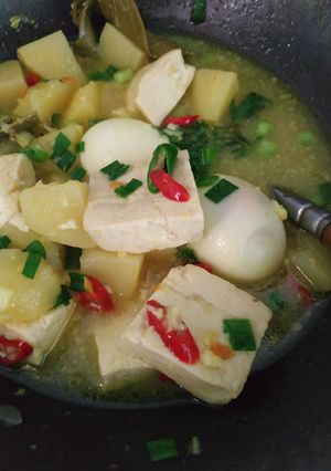 Foto resep Sayur kentang tahu telur kesukaan anak