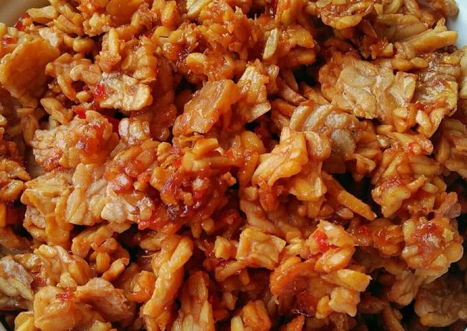 Sambal goreng tempe minimalis