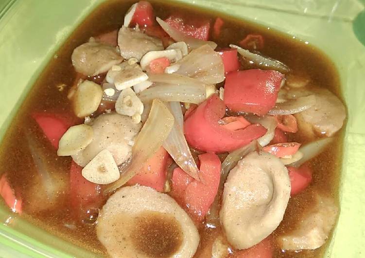 Tumis paprika rolade sapi saos mentega 🍛