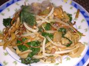 Una foto de pasta kale