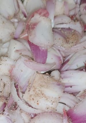 A picture of Masala Onion.