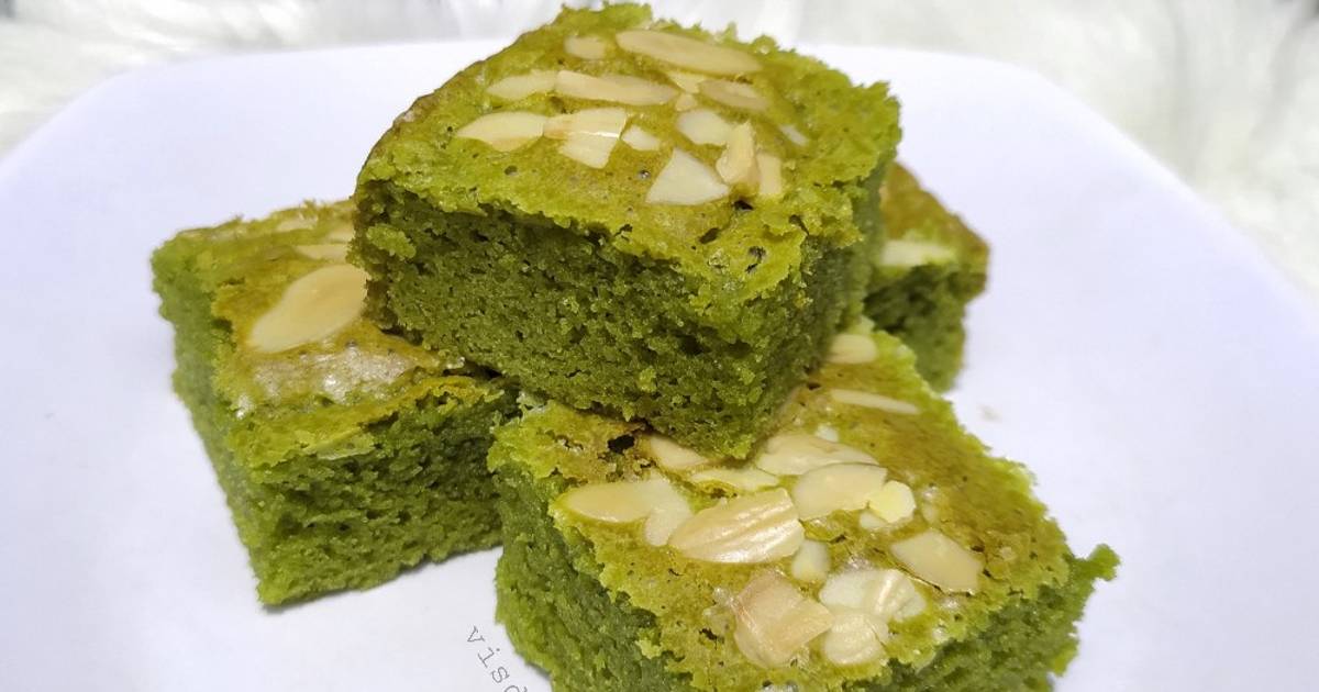 Resep Fudgy Brownies Chocolatos Matcha oleh Visda Ummu2H Cookpad