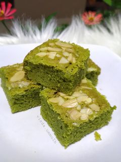 Foto resep Fudgy Brownies Chocolatos Matcha