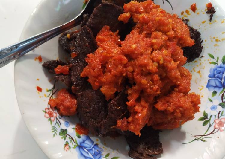 Dendeng Kering Sambal Balado (No MSG)