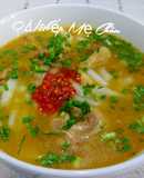 Bánh canh bột gạo nấu sệt