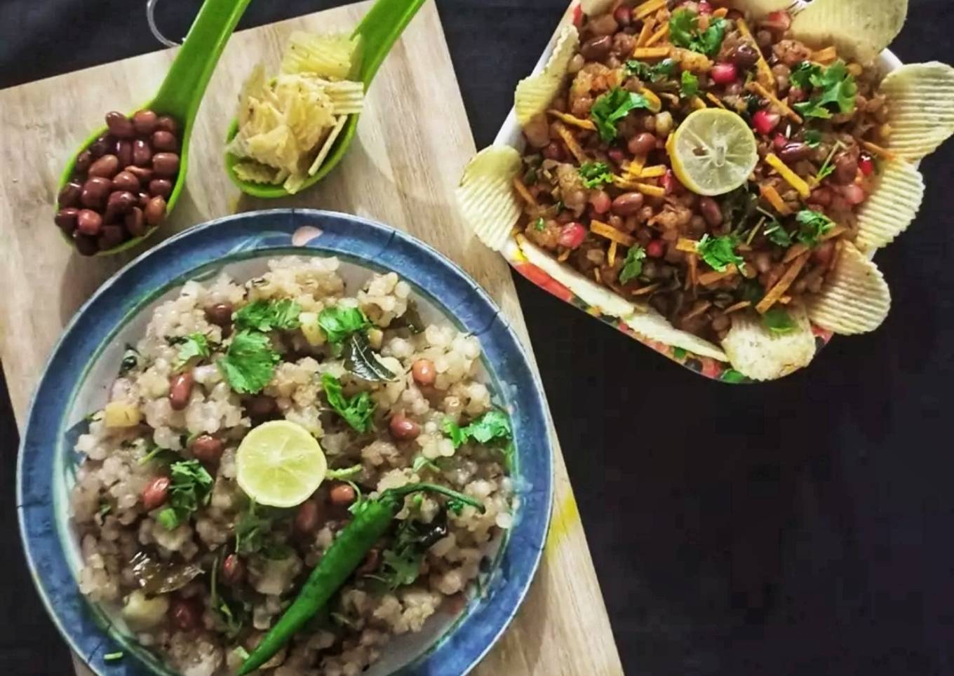 Sanudana Khichdi With Sabudana Bhel