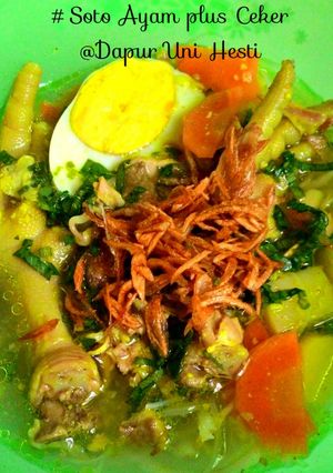 Foto resep Soto Ayam plus Ceker