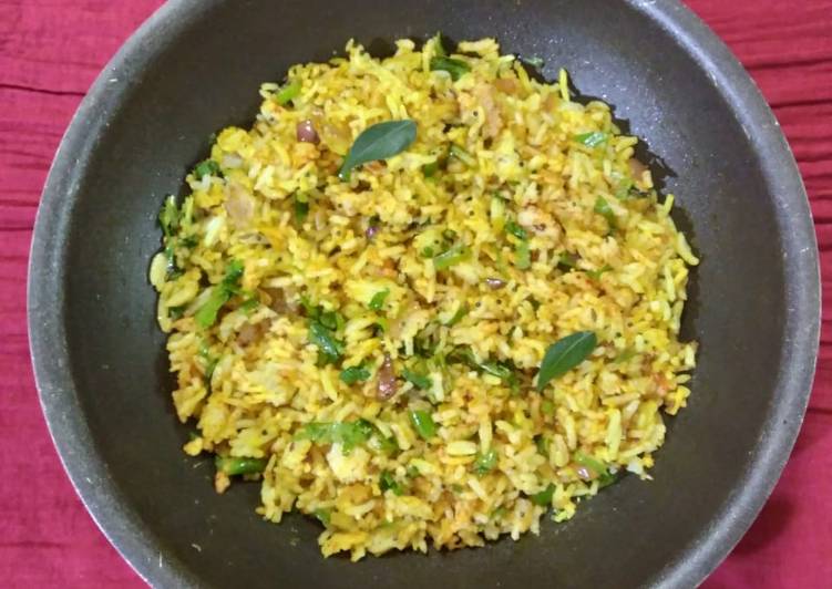 Onion fried rice