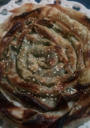 Une photo de Spanakopita
