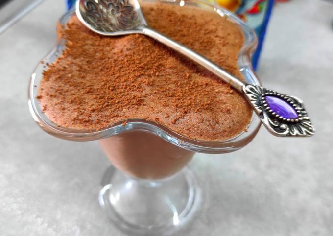 Шоколадно - ванильный мусс