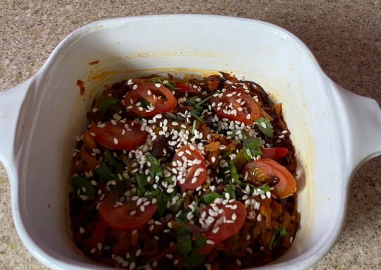 Recipe of Homemade Grated aubergine stir fry