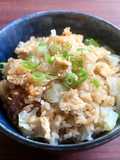 Abura-age (Fried Thin Tofu) & Cabbage Takikomigohan