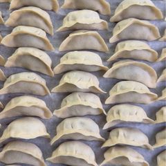 A picture of Beef and Celery Dumplings （牛肉芹菜饺子）.
