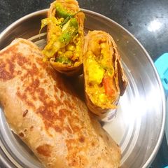 A picture of Paneer Frankie.