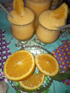 صورة لوصفة عصير البرتقال والموز 🍊🍌