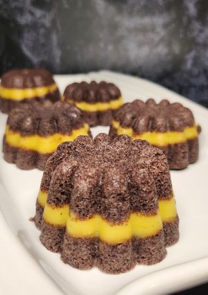 Foto resep Bolu Ketan Hitam Lapis Keju