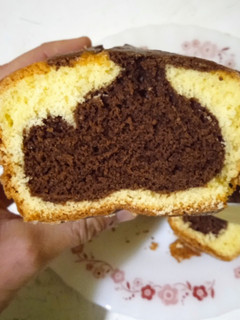 Una foto de Budín de naranja y chocolate