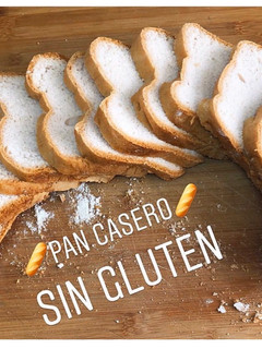Una foto de Pan casero sin gluten panificadora