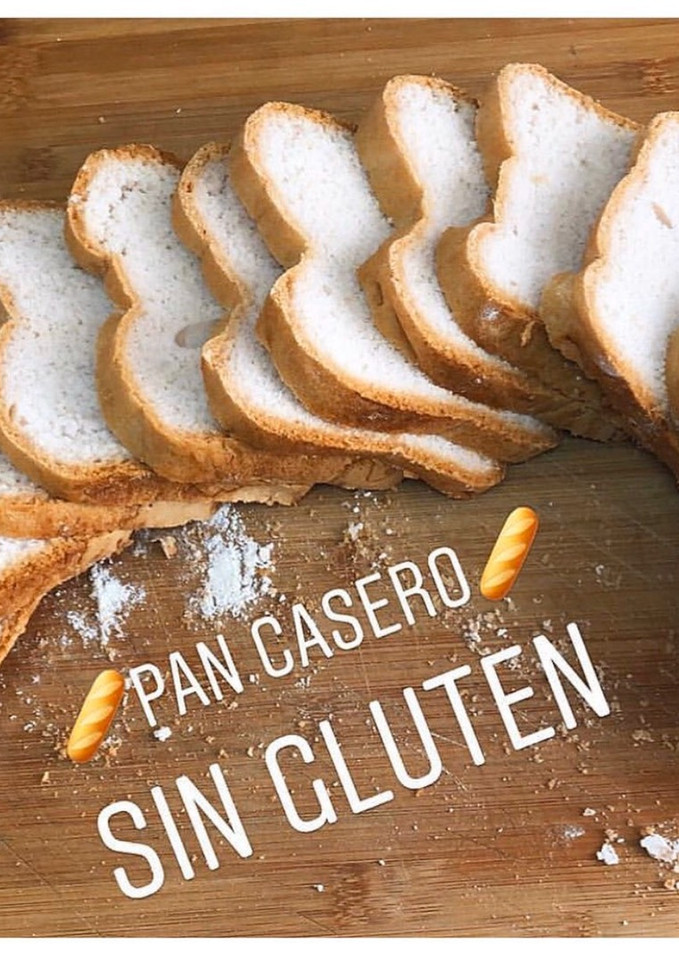 Una foto de Pan casero sin gluten panificadora