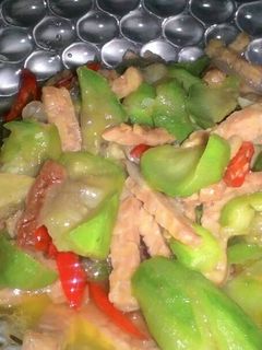 Foto resep Tumis gambas/oyong++ tempe mantap :)