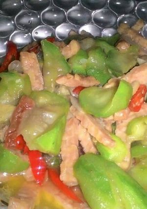 Foto resep Tumis gambas/oyong++ tempe mantap :)