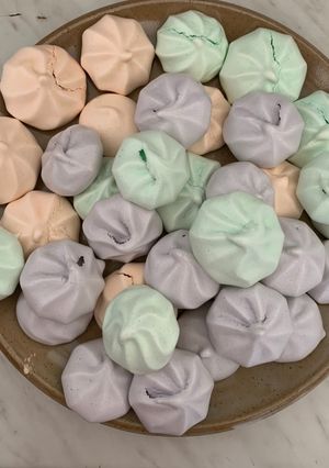 A picture of Mini Meringues for My Daughter's Birthday.