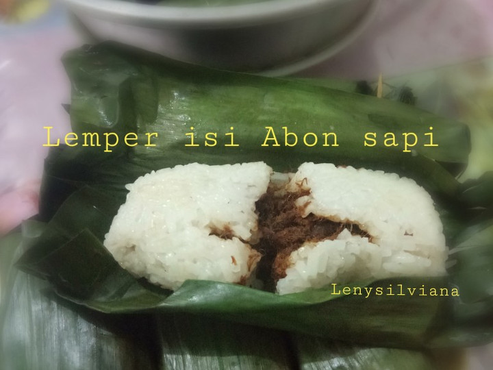 Anti Ribet, Membuat Lemper isi abon sapi Irit Anti Gagal