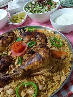 صورة لوصفة كبسة الدجاج