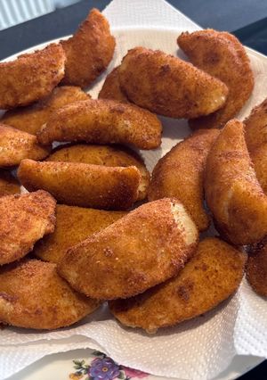 Une photo de Rissois de Camaraõ (chaussons aux crevettes 🦐)