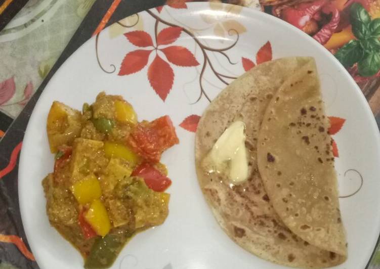 Paneer Capsicum Curry