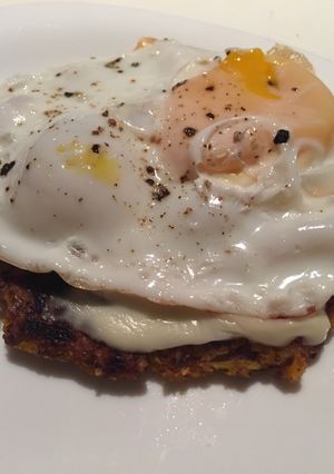 Una foto de Arepa de Auyama low carb