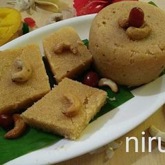 A picture of Ripe Mango Rava Kesari.